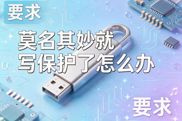 U盘莫名其妙就写保护了怎么办？