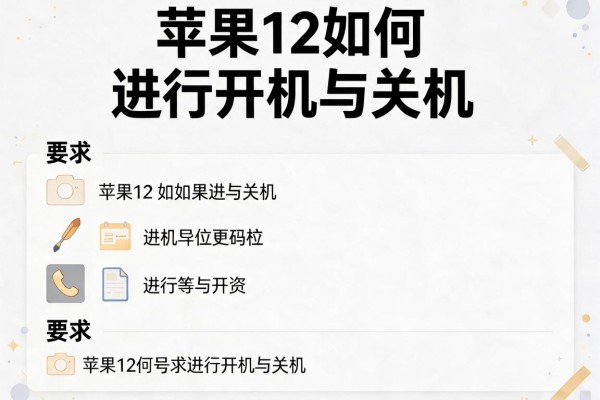 苹果12如何进行开机与关机