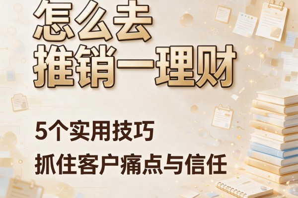 怎么去推销理财：5个实用技巧帮你抓住客户痛点与信任