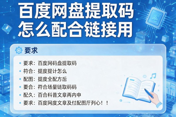 百度网盘提取码怎么配合链接用？