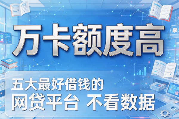 万卡额度高，五大最好借钱的网贷平台不看数据