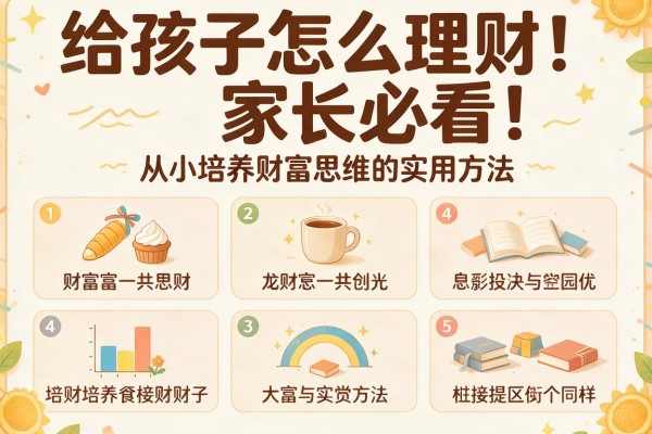 给孩子怎么理财家长必看：从小培养财富思维的实用方法