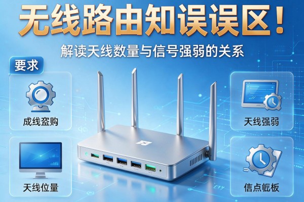无线路由知识误区！解读天线数量与信号强弱的关系