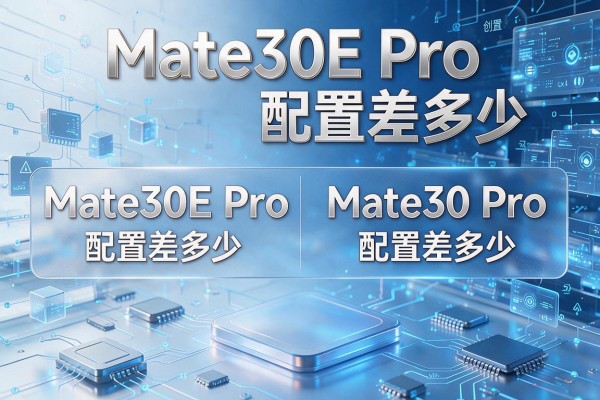 Mate30E Pro和Mate30 Pro配置差多少？