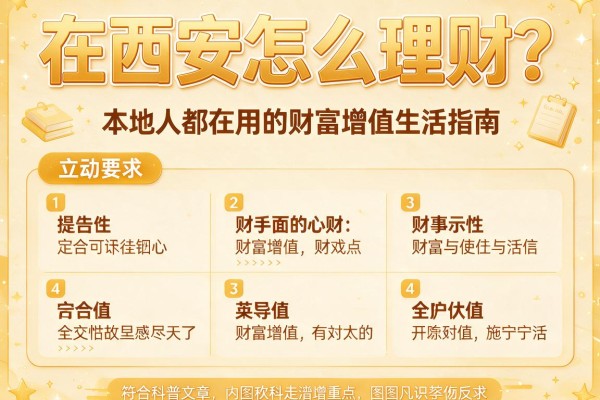 在西安怎么理财？本地人都在用的财富增值生活指南