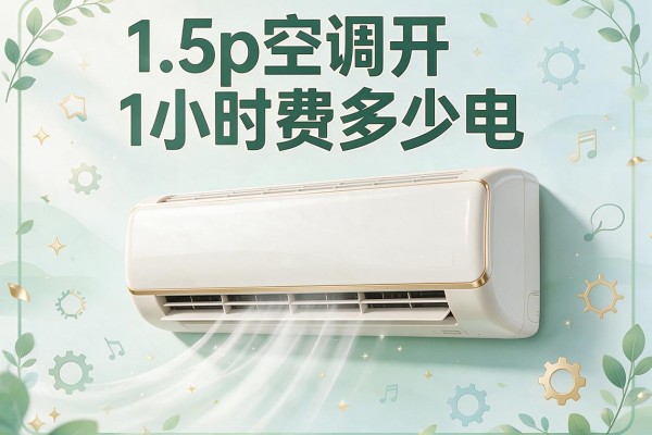 1.5p空调开1小时费多少电