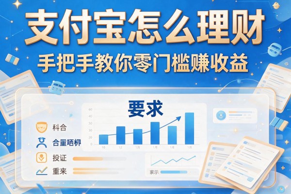 支付宝怎么理财：手把手教你零门槛赚收益