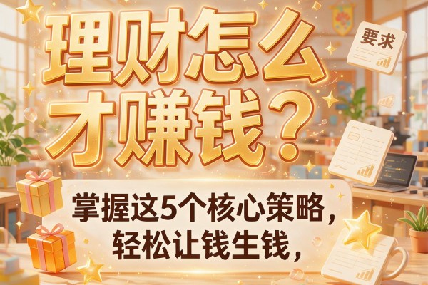 理财怎么才赚钱？掌握这5个核心策略，轻松让钱生钱！