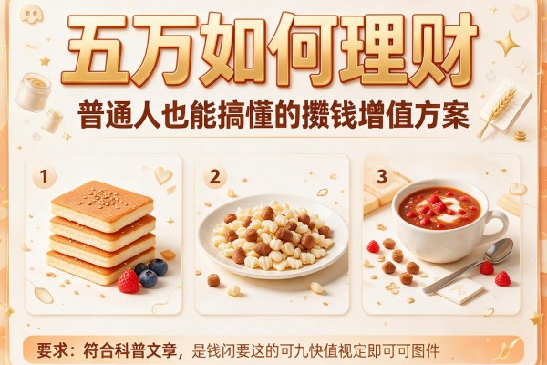 五万如何理财：普通人也能搞懂的攒钱增值方案