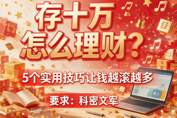 存十万怎么理财？5个实用技巧让钱越滚越多