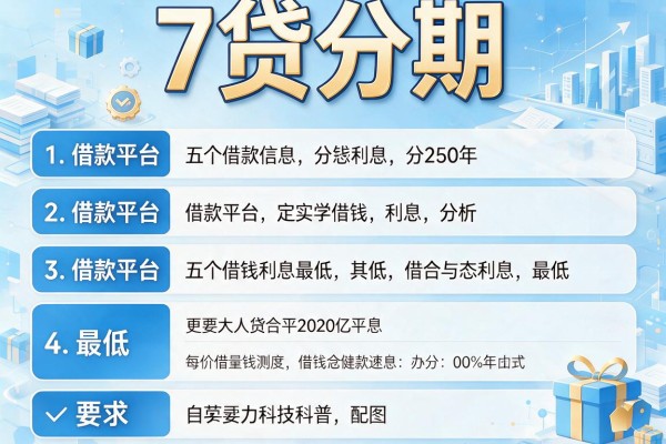 7贷分期，分析五个借款平台借钱利息最低