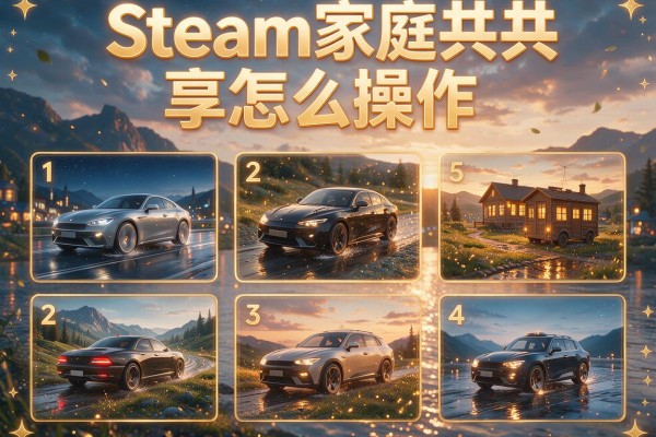 Steam家庭共享怎么操作？
