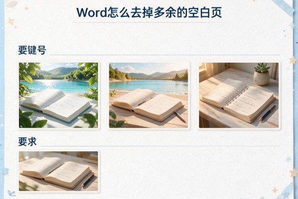Word怎么去掉多余的空白页