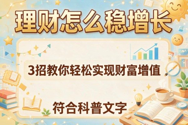 理财怎么稳增长：3招教你轻松实现财富增值