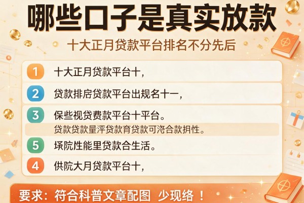 哪些口子是真实放款，介绍五个十大正规贷款平台排名不分先后
