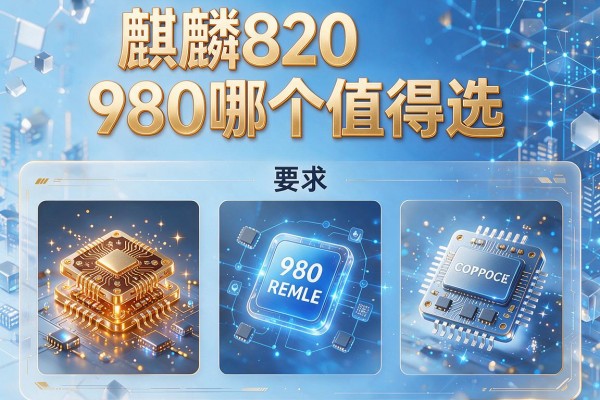 麒麟820和980哪个值得选？