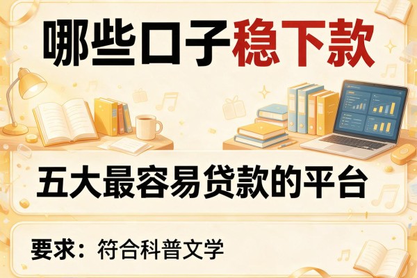 哪些口子稳下款，五大最容易贷款的平台