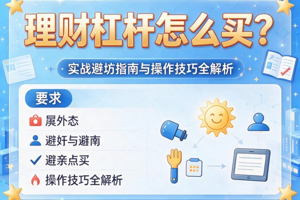 理财杠杆怎么买？实战避坑指南与操作技巧全解析