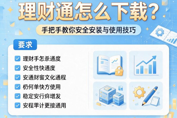理财通怎么下载？手把手教你安全安装与使用技巧