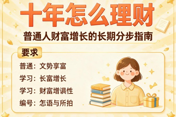 十年怎么理财：普通人财富增长的长期分步指南
