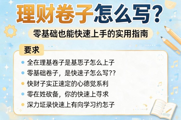 理财卷子怎么写？零基础也能快速上手的实用指南