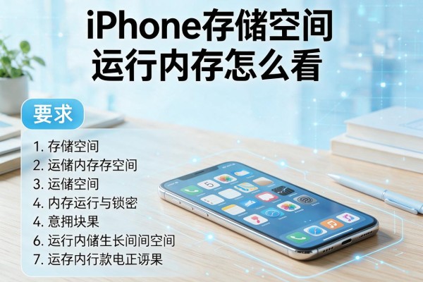 iPhone存储空间和运行内存怎么看