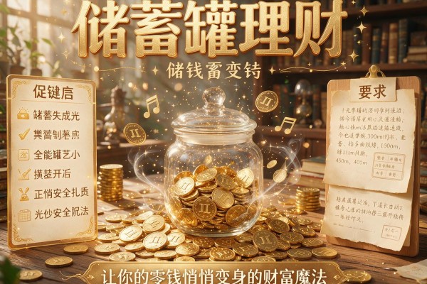 储蓄罐理财：让你的零钱悄悄变身的财富魔法