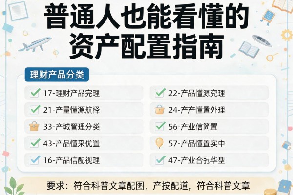 理财产品分类：普通人也能看懂的资产配置指南