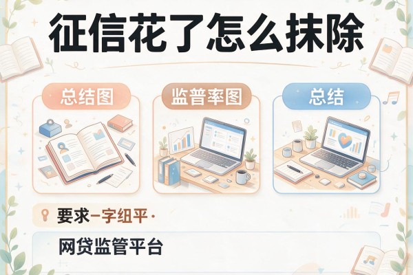 征信花了怎么抹除，总结五个网贷监管平台