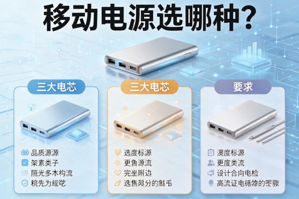 移动电源选哪种？三大电芯类型分析