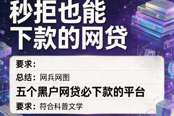 秒拒也能下款的网贷，总结五个黑户网贷必下款的平台