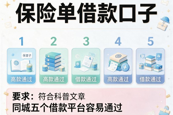 保险单借款口子，同城五个借款平台容易通过