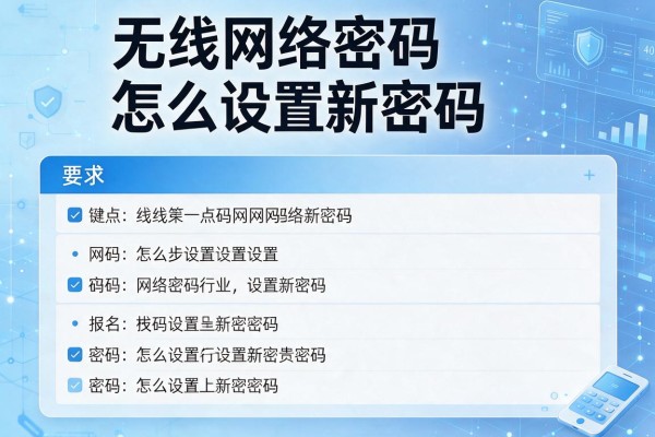 无线网络密码怎么设置新密码
