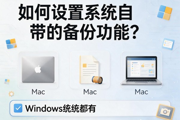 如何设置系统自带的备份功能？Mac、Windows统统都有