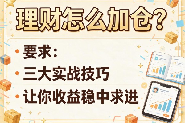 理财怎么加仓？三大实战技巧让你收益稳中求进