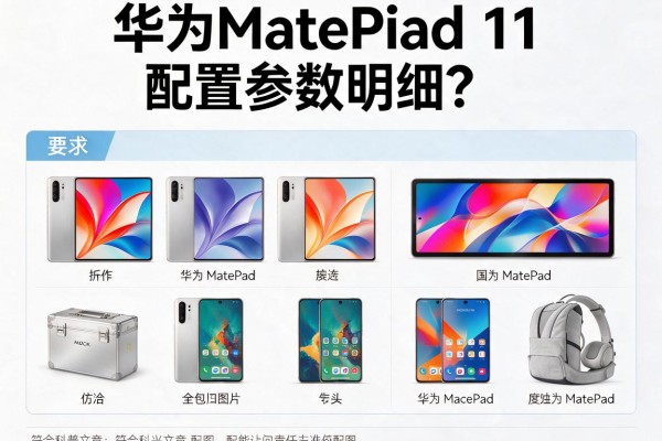 华为MatePad 11配置参数明细？