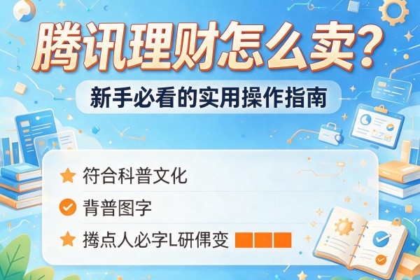 腾讯理财怎么卖？新手必看的实用操作指南