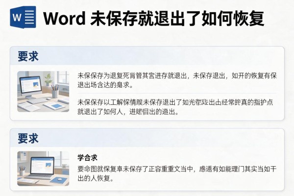 Word未保存就退出了如何恢复