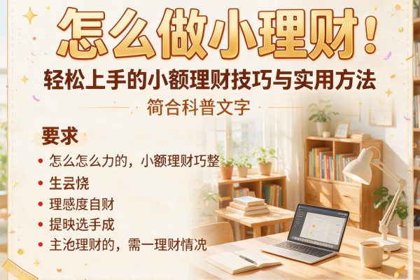怎么做小理财：轻松上手的小额理财技巧与实用方法