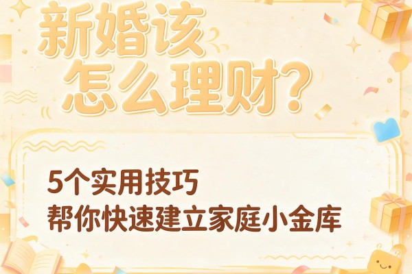 新婚该怎么理财？5个实用技巧帮你快速建立家庭小金库