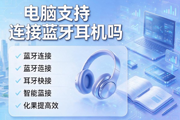 电脑支持连接蓝牙耳机吗