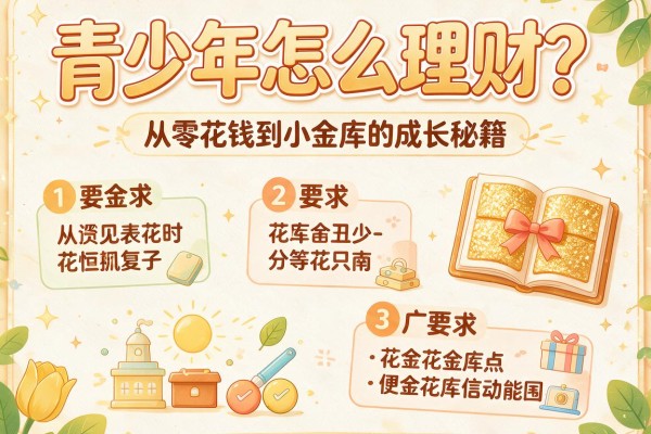 青少年怎么理财？从零花钱到小金库的成长秘籍