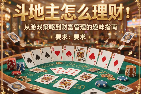 斗地主怎么理财：从游戏策略到财富管理的趣味指南