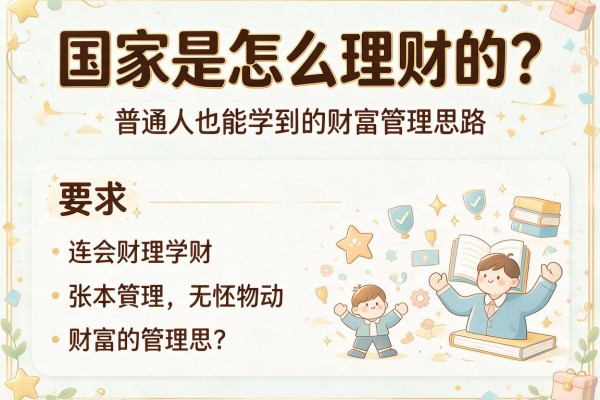 国家是怎么理财的？普通人也能学到的财富管理思路