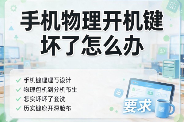 手机物理开机键坏了怎么办