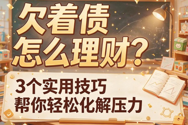 欠着债怎么理财？3个实用技巧帮你轻松化解压力