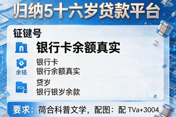 银行卡余额真实，归纳5个十六岁贷款平台