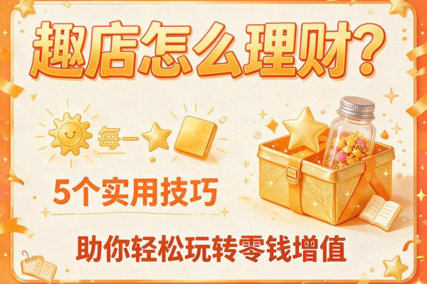 趣店怎么理财？5个实用技巧助你轻松玩转零钱增值