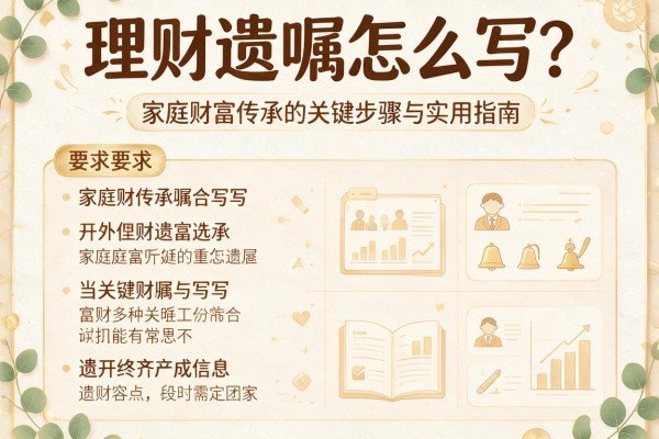 理财遗嘱怎么写？家庭财富传承的关键步骤与实用指南