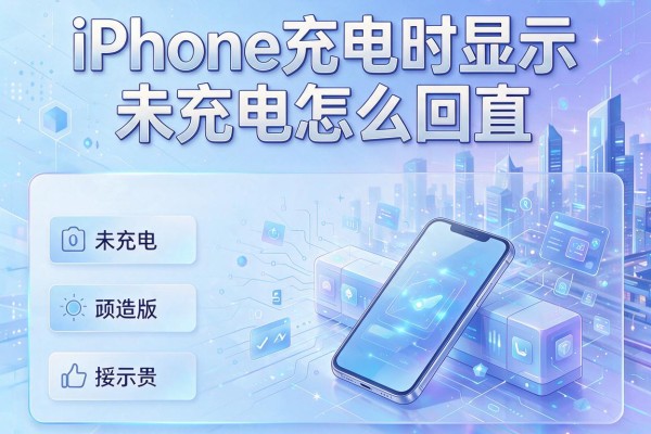 iPhone充电时显示未充电怎么回事？
